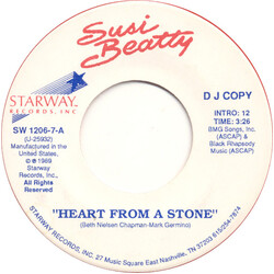 Susi Beatty Heart From A Stone USED VINYL 7INCH SINGLE PROMO