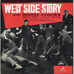"West Side Story" 1963 London Cast, Orchestra / Lawrence Leonard / George Chakiris / Bruce Trent / Lucille Graham West Side Story Vinyl LP USED