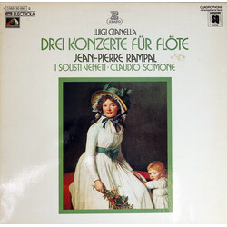Luigi Gianella / Jean-Pierre Rampal / I Solisti Veneti / Claudio Scimone Drei Konzerte Für Flöte Vinyl LP USED
