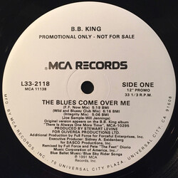 B.B. King The Blues Come Over Me Vinyl 12" USED