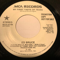 Ed Bruce My First Taste Of Texas USED VINYL 7INCH 45 RPM PROMO