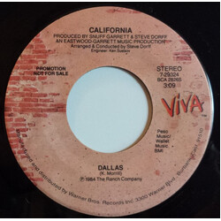 California (18) Dallas USED VINYL 7INCH 45 RPM SINGLE PROMO STYRENE STEREO