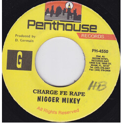 Nigger Mikey Charge Fe Rape USED VINYL 7INCH 45 RPM