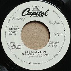 Lee Clayton Oh How Lucky I Am USED VINYL 7INCH 45 RPM PROMO