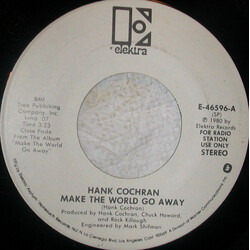 Hank Cochran Make The World Go Away USED VINYL 7INCH 45 RPM PROMO