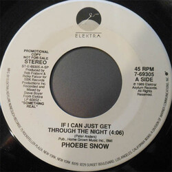 Phoebe Snow If I Can Just Get Through The Night USED VINYL 7INCH PROMO