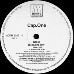 Cap.One Creep USED VINYL 12INCH PROMO