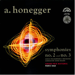 Arthur Honegger / The Czech Philharmonic Orchestra / Serge Baudo Symphonies No. 2 And No. 3 Vinyl LP USED