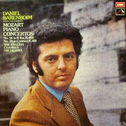 Daniel Barenboim / Wolfgang Amadeus Mozart / English Chamber Orchestra Piano Concertos 18 & 24 Vinyl LP USED