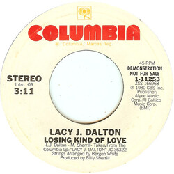 Lacy J. Dalton Losing Kind Of Love USED VINYL 7INCH 45 RPM PROMO