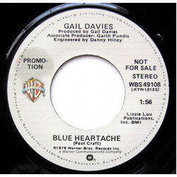 Gail Davies Blue Heartache USED VINYL 7INCH 45 RPM PROMO STEREO MONO