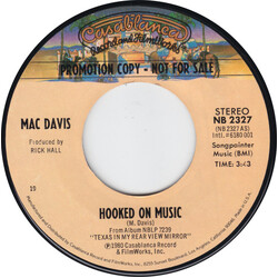 Mac Davis Hooked On Music USED VINYL 7INCH 45 RPM SINGLE PROMO STYRENE STEREO