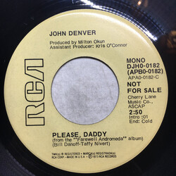 John Denver Please, Daddy USED VINYL 7INCH SINGLE PROMO STEREO MONO