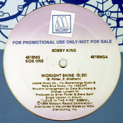 Bobby King Midnight Shine USED VINYL 12INCH 33 S RPM SINGLE PROMO