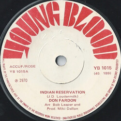 Don Fardon Indian Reservation USED VINYL 7INCH 45 RPM SINGLE MISPRINT