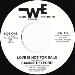 Sammy Relford Love Is Not For Sale USED VINYL 7INCH 45 RPM