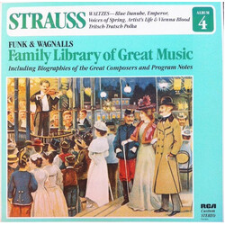 Johann Strauss Jr. Waltzes-Blue Danube, Emperor, Voices Of Spring, Artist's Life & Vienna Blood, Tritsch-Tratsch Polka Vinyl LP USED