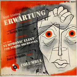 Arnold Schoenberg / Dorothy Dow / Ernst Krenek / The Philharmonic Symphony Orchestra of New York / Dimitri Mitropoulos Erwartung / Symphonic Elegy For