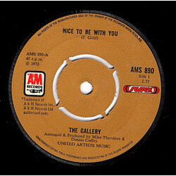 Gallery (2) Nice To Be With You USED VINYL 7INCH 45 RPM SINGLE REISSUE