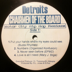 Detroits Chairmen Of The Board Motor City Hip Hop Remixes USED VINYL 12INCH
