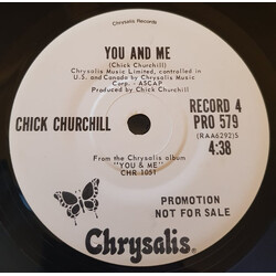 Chick Churchill You And Me / Come And Join Me USED VINYL 7INCH 45 RPM PROMO