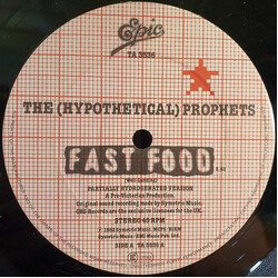 The (Hypothetical) Prophets Fast Food VINYL 12" USED