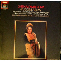 Ghena Dimitrova / Philharmonia Orchestra / Anton Guadagno Puccini Arias Vinyl LP USED