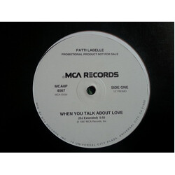 Patti LaBelle When You Talk About Love USED VINYL 12INCH PROMO