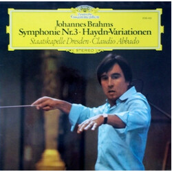 Johannes Brahms / Staatskapelle Dresden / Claudio Abbado Symphonie Nr.3 / Haydn-Variationen Vinyl LP USED
