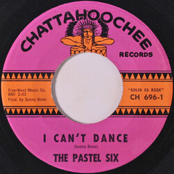 The Pastel Six I Can't Dance USED VINYL 7INCH 45 RPM SINGLE MONO