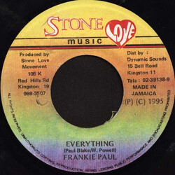 Frankie Paul Everything USED VINYL 7INCH