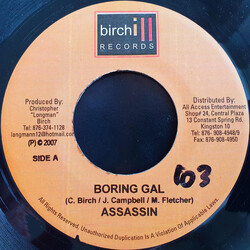 Assassin Boring Gal USED VINYL 7INCH 45 RPM
