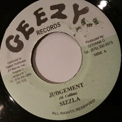 Sizzla Judgement USED VINYL 7INCH 45 RPM