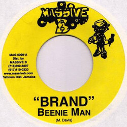 Beenie Man Brand USED VINYL 7INCH 45 RPM