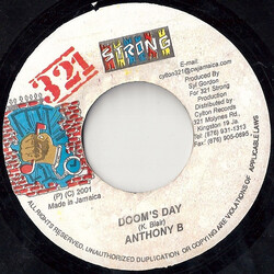 Anthony B Doom's Day USED VINYL 7INCH 45 RPM