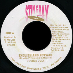 Double Ugly English And Potwah USED VINYL 7INCH 45 RPM