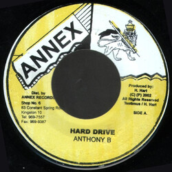 Anthony B Hard Drive USED VINYL 7INCH 45 RPM MISPRESS