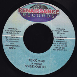 Vybz Kartel Tekk VINYL 7" USED