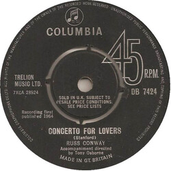 Russ Conway Concerto For Lovers USED VINYL 7INCH 45 RPM SINGLE