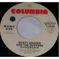 Dusty Drapes And The Dusters Hackensack USED VINYL 7INCH 45 RPM PROMO STEREO MONO