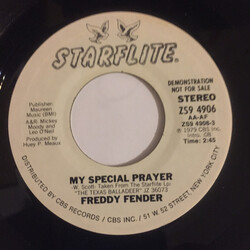 Freddy Fender (2) My Special Prayer USED VINYL 7INCH 45 RPM SINGLE PROMO