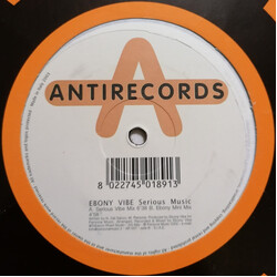 Ebony Vibe Serious Music USED VINYL 12INCH 33 S RPM SINGLE