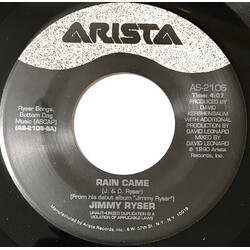 Jimmy Ryser Rain Came USED VINYL 7INCH 45 RPM SINGLE