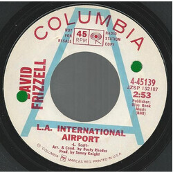 David Frizzell L.A. International Airport USED VINYL 7INCH 45 RPM PROMO STYRENE