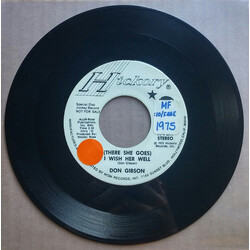 Don Gibson There She Goes I Wish Her Well / Funny, Familiar, Forgotten Feelings USED VINYL 7INCH 45 RPM SINGLE PROMO STEREO