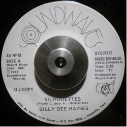 Billy Dee Haines Silhouettes USED VINYL 7INCH 45 RPM PROMO