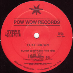 Foxy Brown (2) Sorry (Baby Can I Hold You) VINYL 12" USED