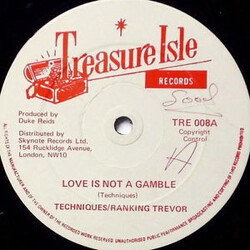 The Techniques / Ranking Trevor Love Is Not A Gamble / It's You I Love USED VINYL 12INCH