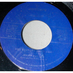 Jerry Butler Hey Western Union Man / Never Give Up (Never Gonna Give You Up) USED VINYL 7INCH 45 RPM STYRENE