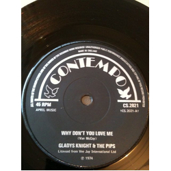 Gladys Knight And The Pips Why Don't You Love Me Vinyl 7" USED